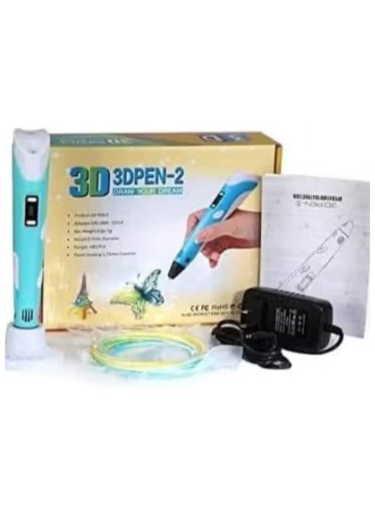 A 3D pen with a simple design to transform creative imagination drawings into a slim appearance - Image 2